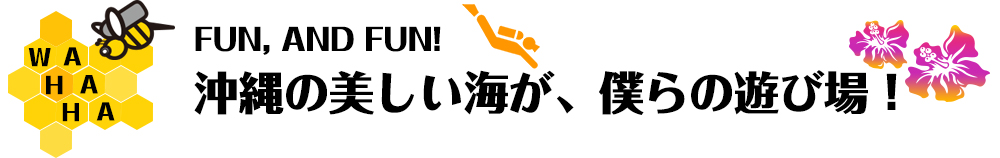 沖縄の美しい海がぼくらの遊び場